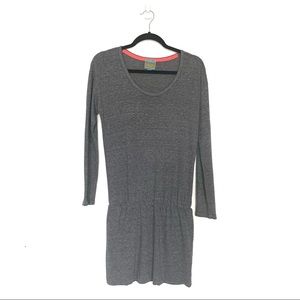 Vintage C&C California Long Sleeve Drop Waist Mini Dress